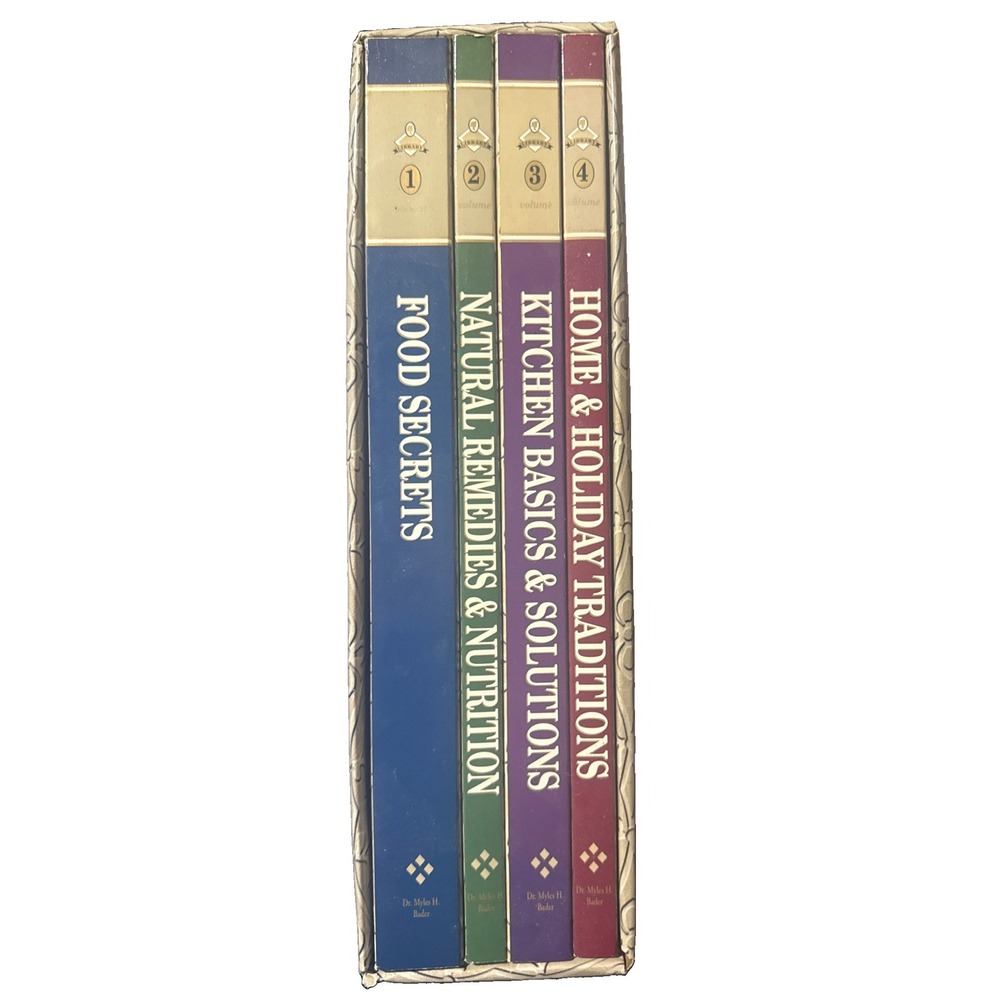 Grandmother's Kitchen Wisdom Library 4 Book Set: Natural Remedies, Food Secrets